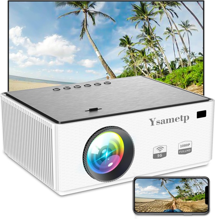 Ysametp Mini-Projektor (Full HD, 10000 lm)
