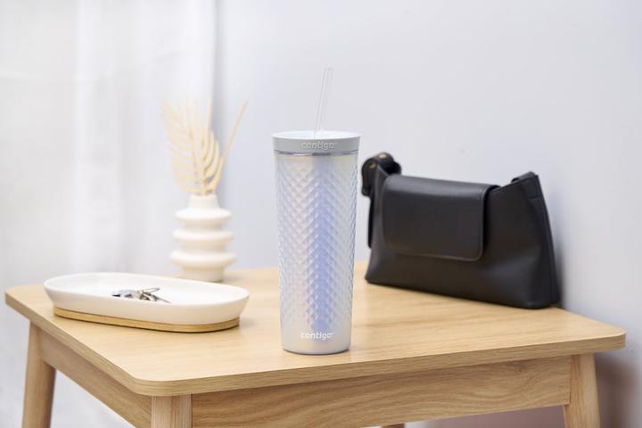 Immagine prodotto Contigo - Becher mit Strohhalm Autoclose grau (0.59 l)