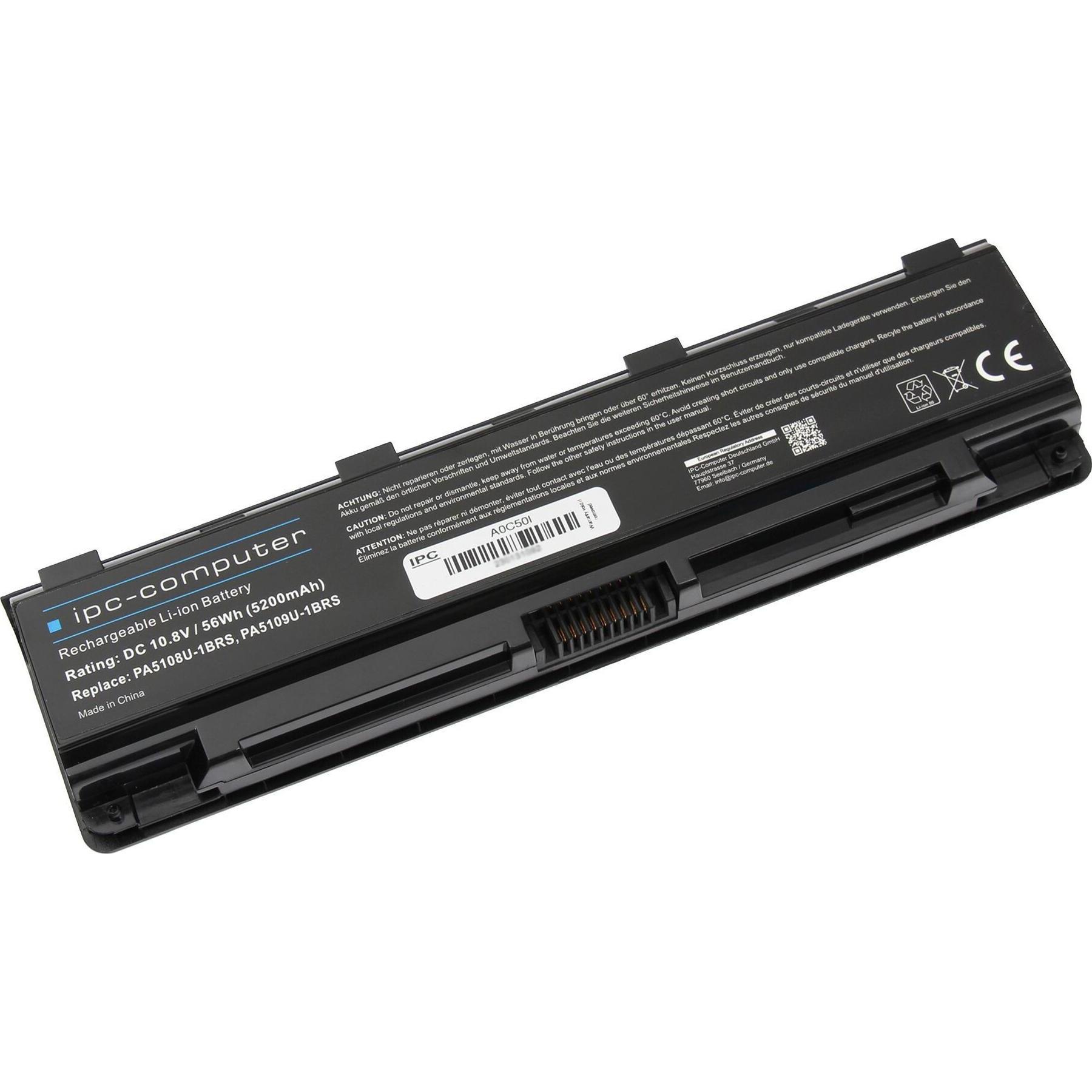 IPC PA5108U-1BRS (6 Zellen, 5200 mAh), Notebook Akku