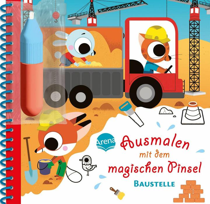 Produktbild Ausmalen mit dem magischen Pinsel. Baustelle