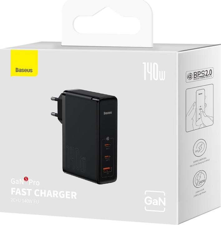 Actual product image Baseus GaN5 Pro Fast Charger (140 W)