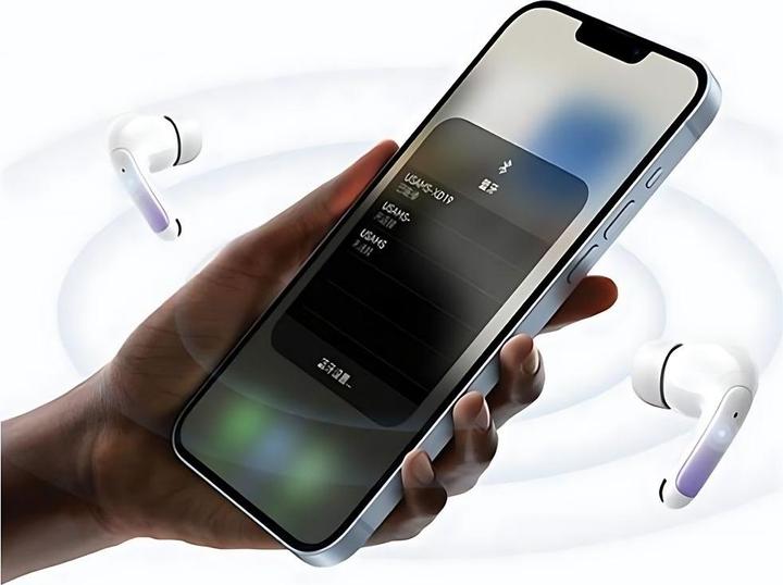 Actual product image Usams Słuchawki Bluetooth 5.3 TWS X-don series bezprzewodowe czarny/black BHUENCXD01 (US-XD19) (26 h, Wireless)