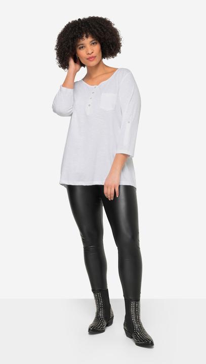 Produktbild Angel of Style T-Shirt, Rundhals mit Knopfleiste, 3/4-Ärmel (56)