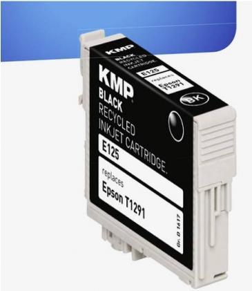 Produktbild KMP E125 Tintenpatrone kompatibel mit Epson T 129 (BK)