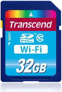 Actual product image Transcend SDHC Wi-Fi card (32 GB, SDHC)