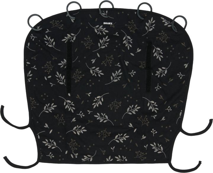 Image du produit Dooky Pare-soleil & pare-vent pour poussette, Leaves Black