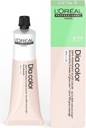 Immagine prodotto L'Oréal Paris Loreal DIA Colour 5.71 Marrone Chiaro Cenere Opaco 60 ml (5,71 Cenere opaca marrone chiaro)