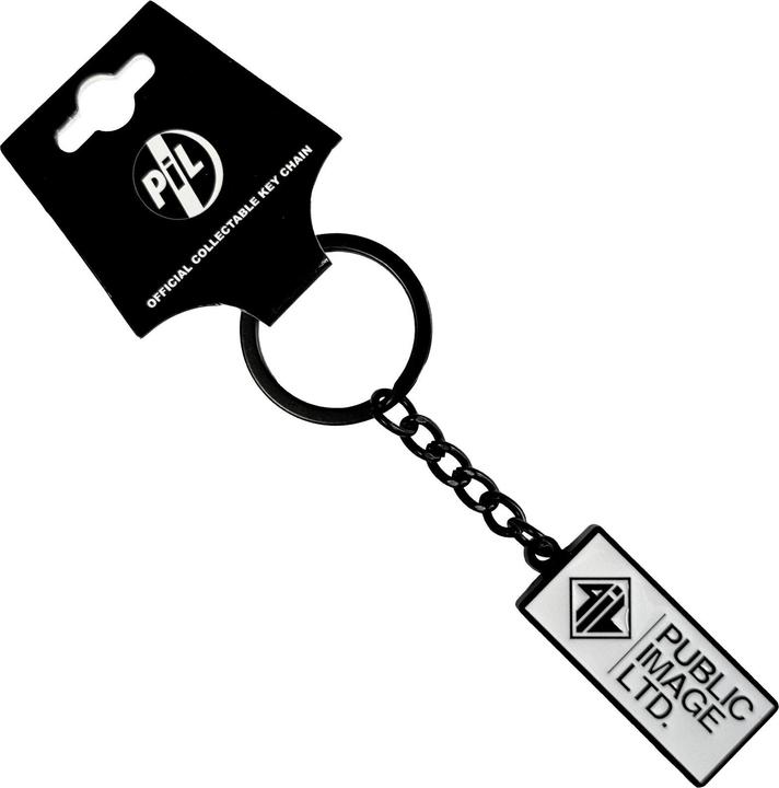 Actual product image Public Image Ltd New Logo Stacked Text Schlüsselanhänger