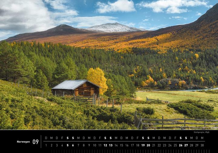 Immagine prodotto Calendario Premium Norvegia 2026 (50 x 35 cm)