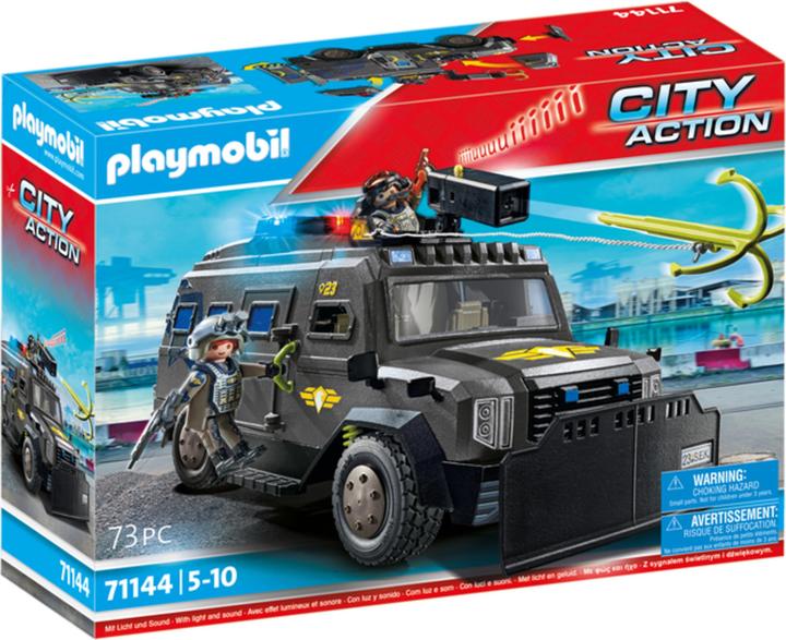 Playmobil Véhicule tout-terrain du SWAT (71144, Playmobil City Action)