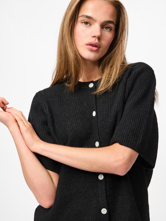 Produktbild Pieces Pcsilly Ss O-Neck Knit Cardigan Noos Bc (S)