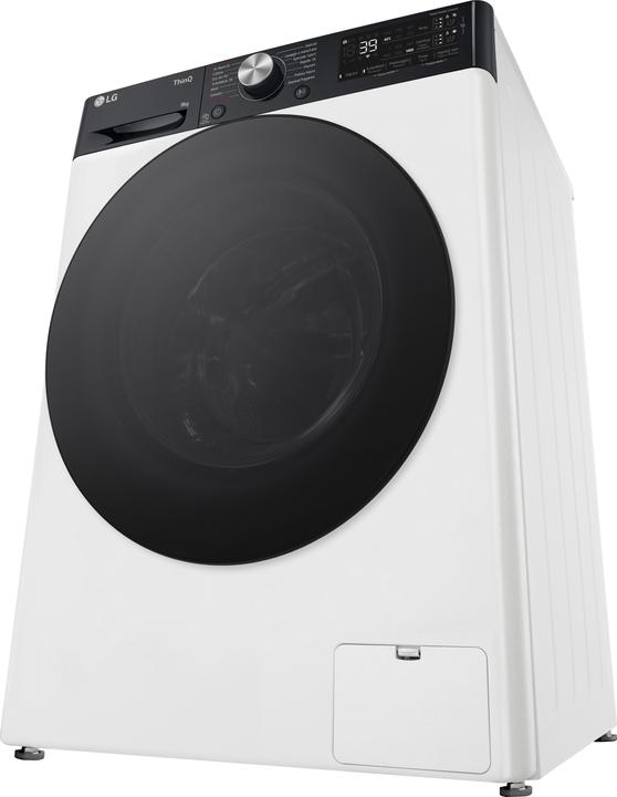 Actual product image LG F4R7509TSWB Washing machine 9kg AI DD, Class A-10%, 1400 rpm, TurboWash, Autodose (9 kg, Left)