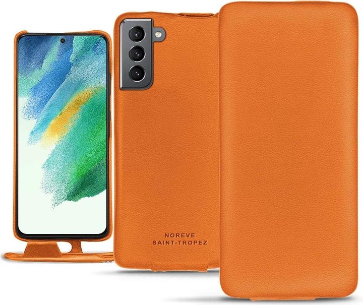 Noreve Lederschutzhülle vertikal (Samsung Galaxy S21 FE)