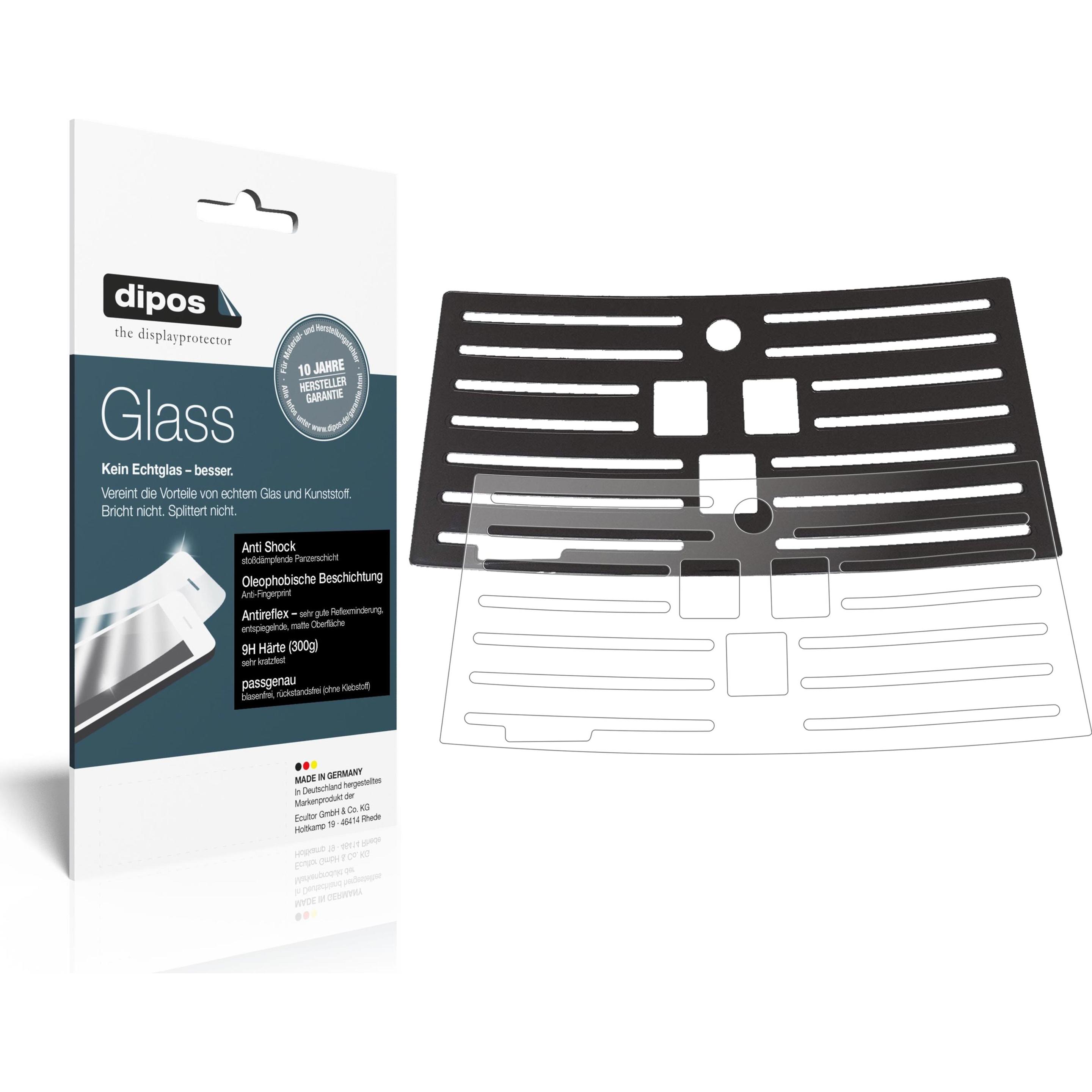 Dipos Displayschutz Anti-Shock, Zubehör Kaffeemaschinen, Transparent