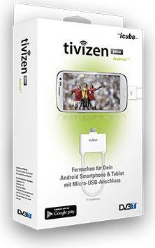 Produktbild tivizen pico, Android DVB-T Empfänger, Smartphones & Tablets (USB Erweiterungen)