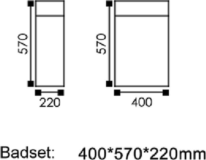 Produktbild Jet-Line Badset AARAU grau