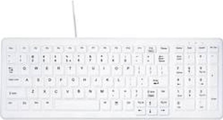Actual product image Active Key AK-C7000F-FU1-W/GE Keyboard RF wireless + USB White (DE, Wireless)