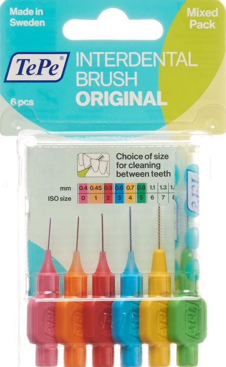 Actual product image TePe Interdental Brush assortiert 6 Stück (6 x)
