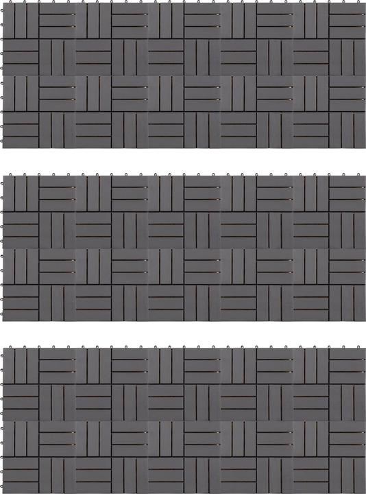 Produktbild vidaXL Terrassenfliese (30x, 30 x 30 cm)