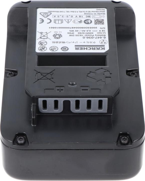 Actual product image Kärcher Akku Battery Power 18/25 für alle Geräte der 18V Battery Power Akkuplattform (18 V)