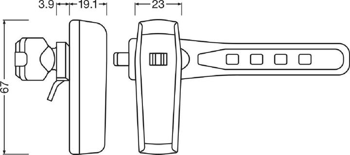 Produktbild Osram Fahrrad-Rücklicht LED
