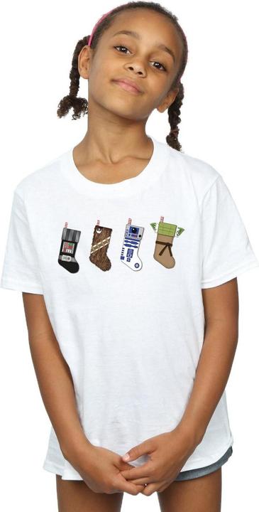 Image du produit Star Wars - T-shirt CHRISTMAS STOCKINGS - Fille (128)