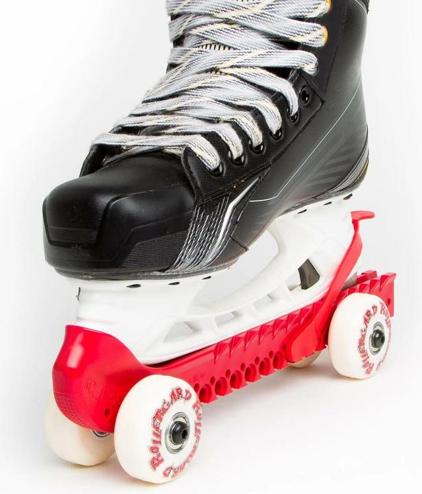 Rollergard Schlittschuhschoner mit Rollen (Rot)