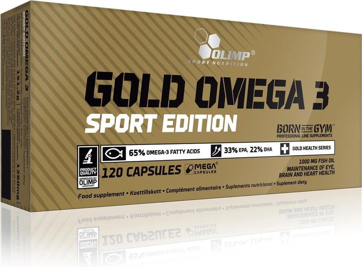 Produktbild Olimp Sport Nutrition Omega 3 Sport Edition (120 Stück, Kapseln)