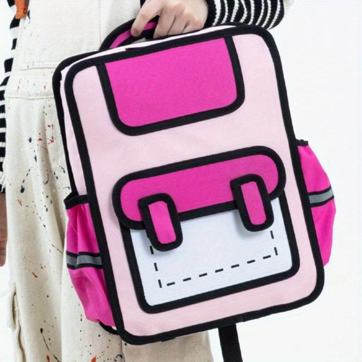 Actual product image Only-Bags.Store New cute cartoon anime backpack, unique satchel for students
