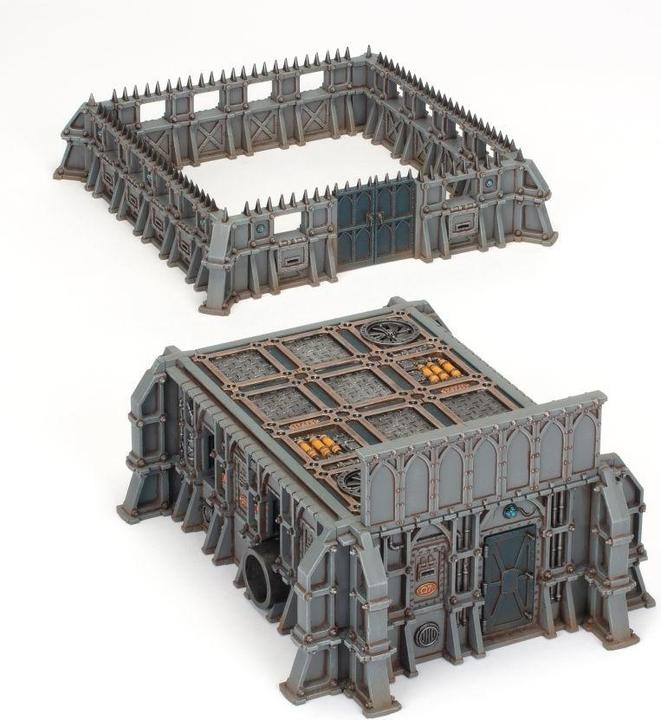 Games Workshop Battlezone: Fronteris - Hab-Bunker STC e magazzini di stoccaggio (Materiale sintetico)