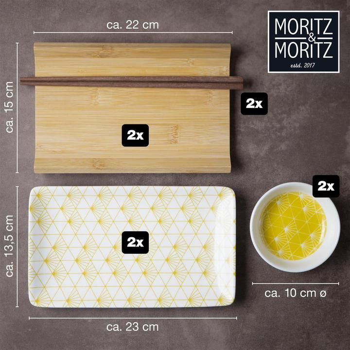 Image du produit Moritz & Moritz Set à sushi 6 pièces (8 pcs)