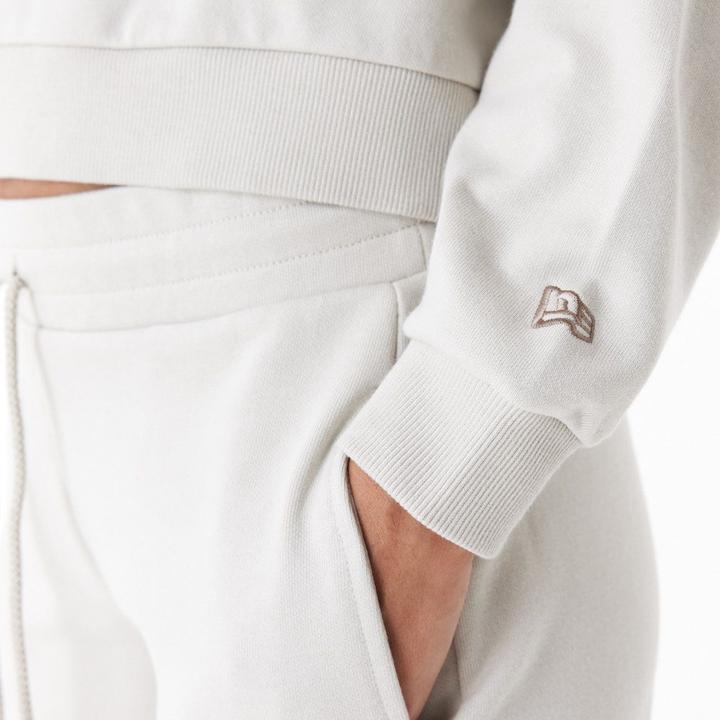 Immagine prodotto New Era Felpa con cappuccio in pile da donna beige pietra (XL)