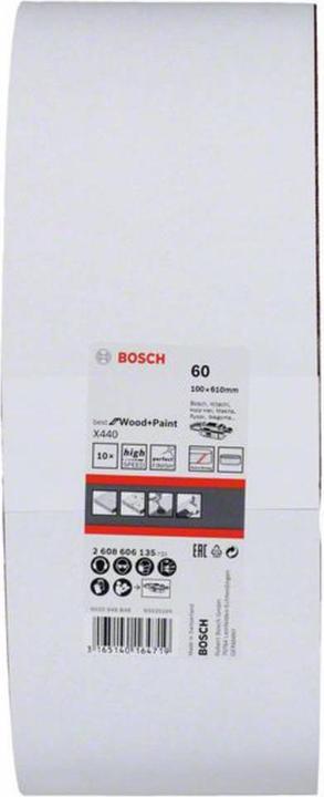 Actual product image Bosch Professional Zubehör PRO X440 sanding belt, 100 x 610 mm, G60 (60)