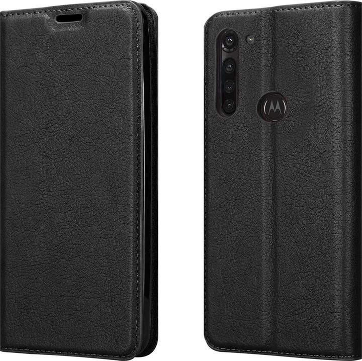 Actual product image Cadorabo Book Invisible Magnet Cover (Motorola Moto G8 Power Lite)
