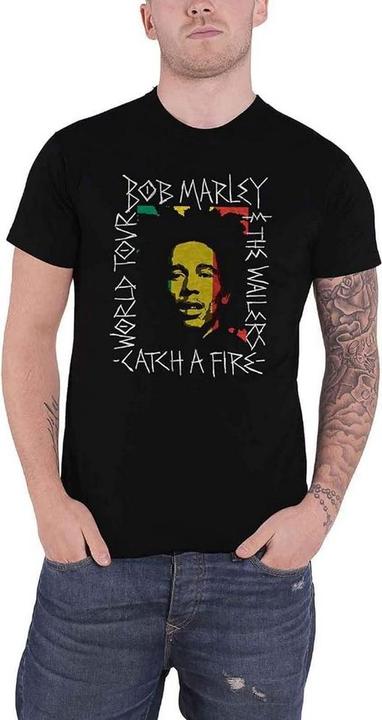 Produktbild Bob Marley Rasta Scratch TShirt (L)