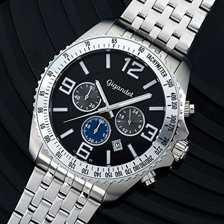 Image du produit Gigandet Analogue chronographe japonais à tachymètre et étanche 100 m (Chronographe)