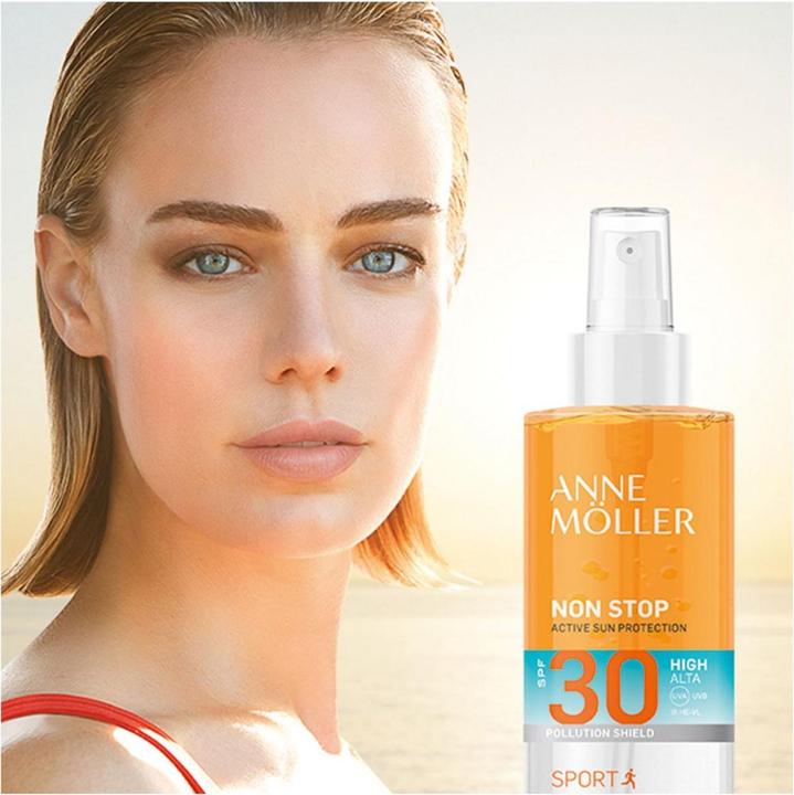 Produktbild Anne Möller Anne Moller Non Stop Sport Biphasic Body Spray Spf 30 150ml (Sonnenspray, SPF 30, 150 ml)