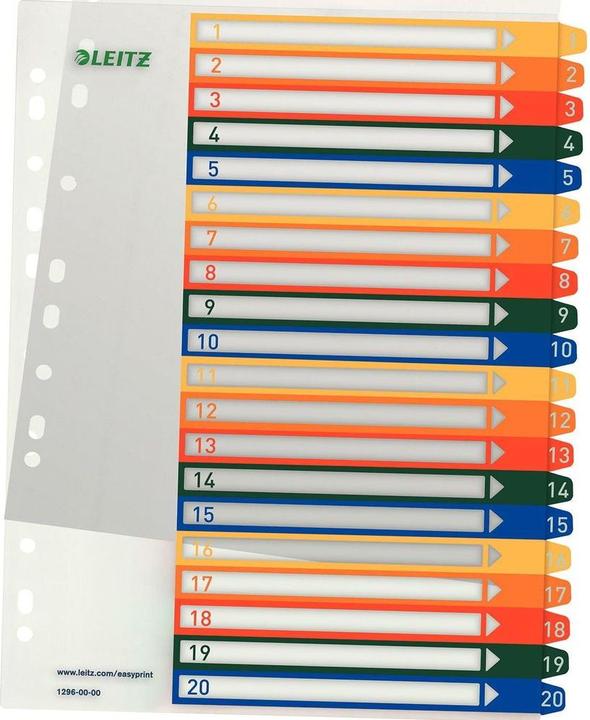Produktbild Leitz PC-beschriftbares Register