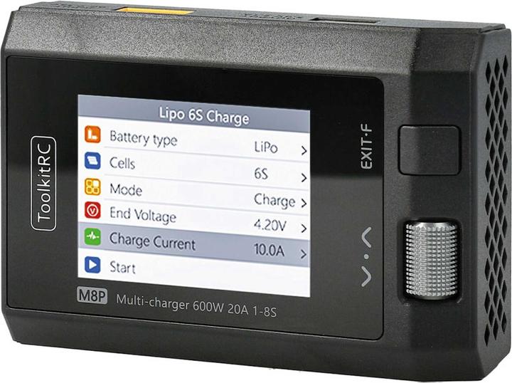 Produktbild Toolkitrc Ladegerät M8P 1-8S, DC 600W