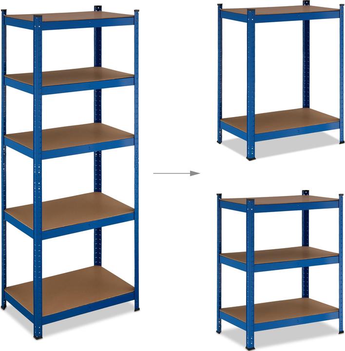 Actual product image Relaxdays Heavy duty shelving