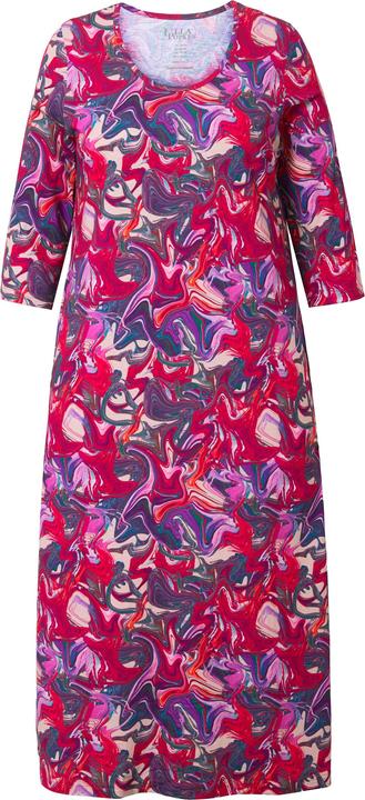 Produktbild Ulla Popken Jerseykleid, A-Linie, Rundhals, 3/4-Arm, Taschen (68)