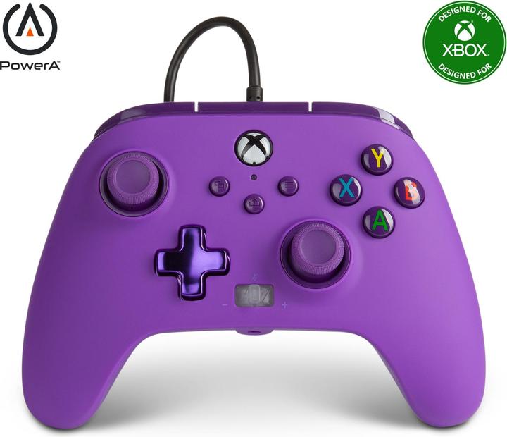 Produktbild PowerA Controller Wired Royal Purple (Xbox One/Series X/PC) (Xbox Series X, Xbox Series S)