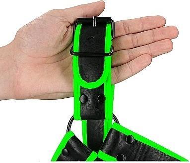 Image du produit Ouch! Chest Bulldog Harness - GitD/Black - L/XL