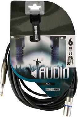 Actual product image HQ Power PAC116 - Professional XLR Audio Cable (6 m, 6.3mm jack cable, XLR Cables)
