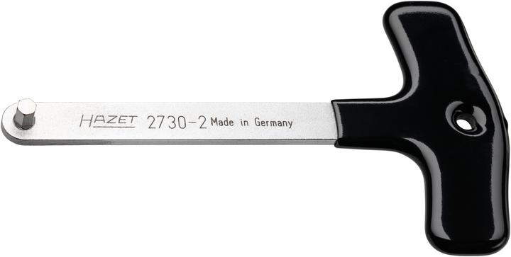 Productafbeelding HAZET Handremschoen borgveer gereedschap 2730-2 ∙ Binnenzeskant profiel ∙ 5 mm