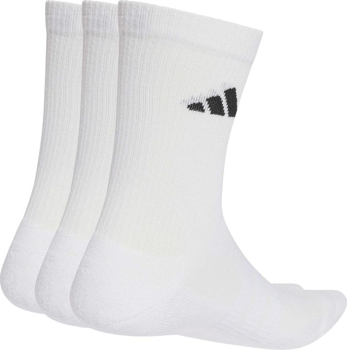 Productafbeelding Adidas C Ess Crw 3p White/White/Black S (Set van 3, 37 - 39)