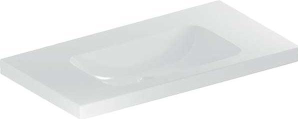 Geberit iCon Light lavabo, 90 cm x 48 cm, sans trou pour robinetterie, sans trop-plein,501840 (480 mm, 900 mm)