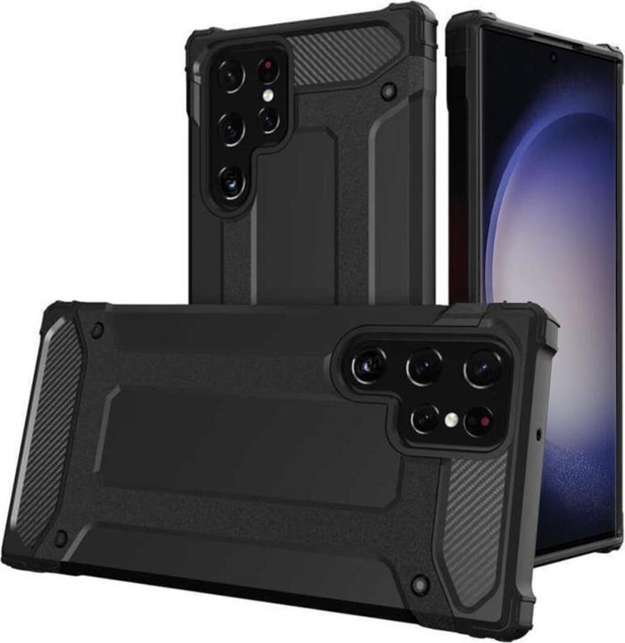Actual product image Techsuit - Hybrid Armor - Samsung Galaxy S23 Ultra - Black (Samsung Galaxy S23 Ultra)