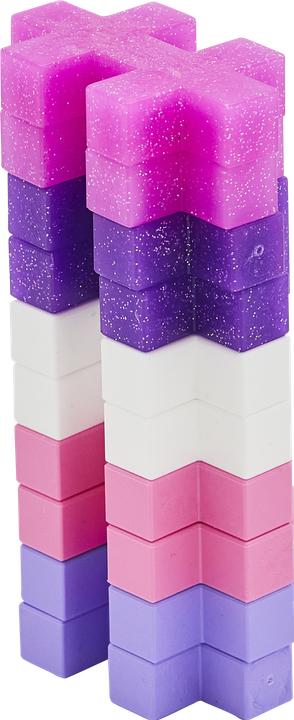 Productafbeelding Plus-Plus 15 Creatieve Bouwstenen GROTE Glitter