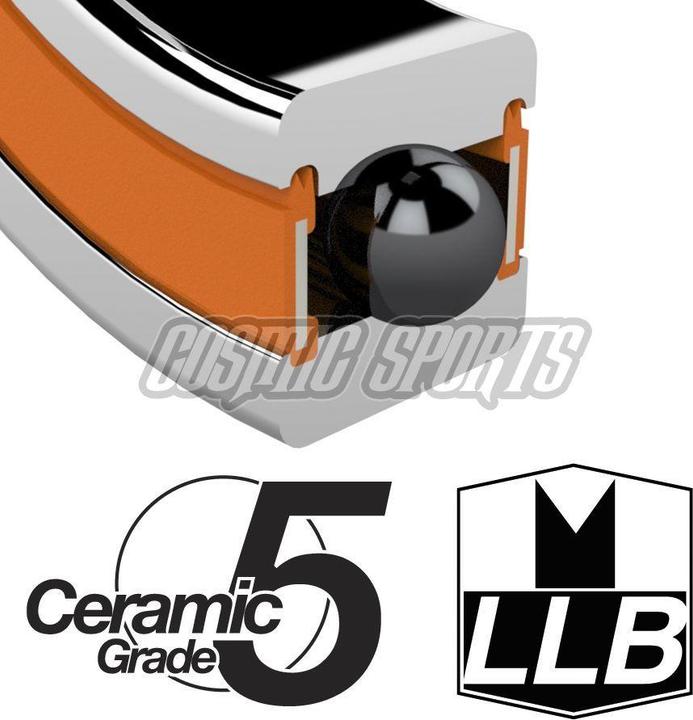 Produktbild Enduro Bearings 3041 CH MR LLB Double Row Ceramic Hybrid Lager, 30x41/42x7